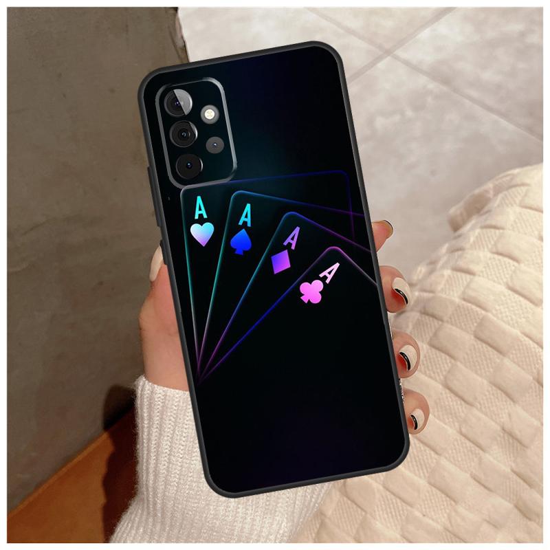 Dices Poker Casino For Samsung Galaxy A36 A56 A16 A26 A06 A52 A53 A33 A13 A34 A54 A14 A15 A35 A55 A22 A32 Case