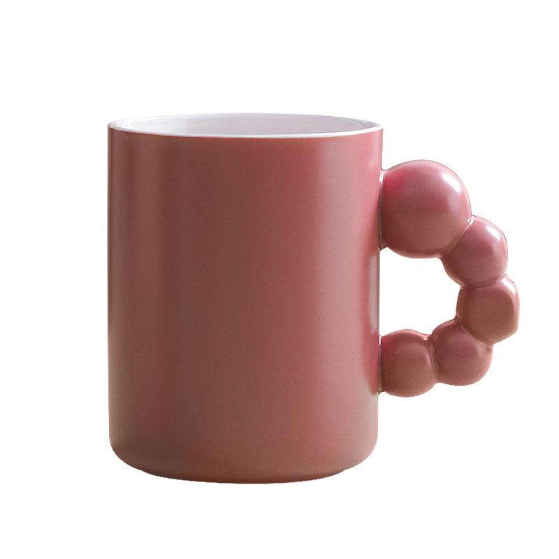 

Randy ins mug ceramic coffee cup household afternoon tea souvenir thick handle water cup 430ml
