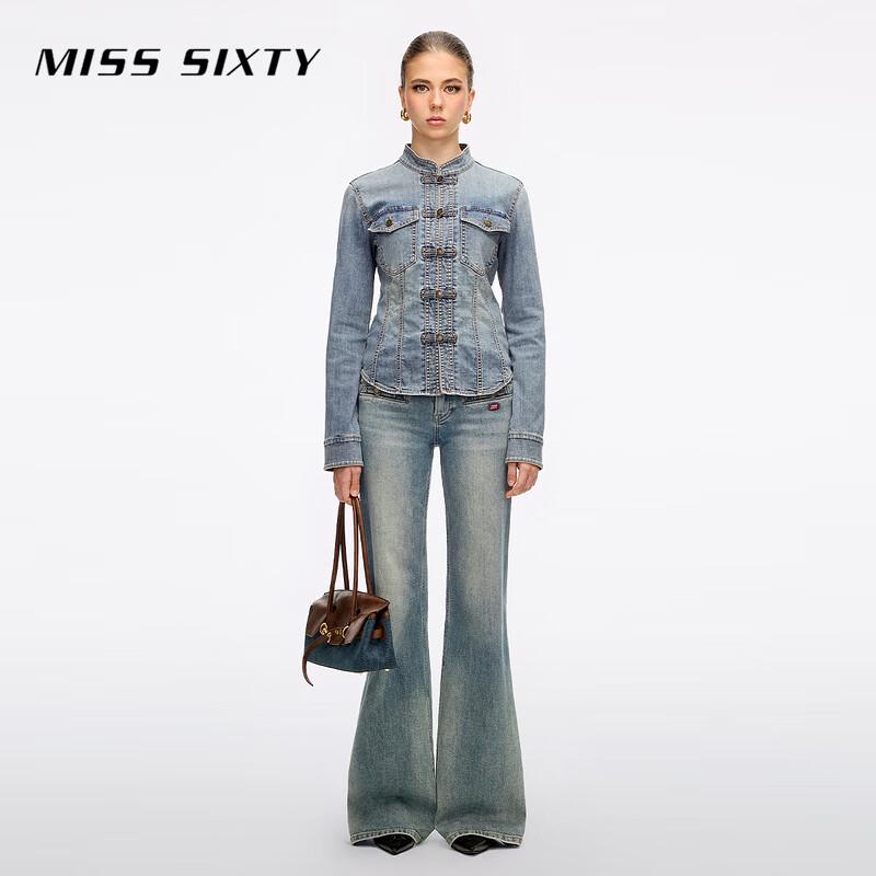 MISS SIXTY 2026 Spring Women's Double-Button Slimming Flare Jeans