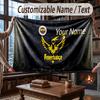 Manta de Franela Personalizada con Nombre Patrón del Fenerbahçe FC Cálida Decoración para el Hogar