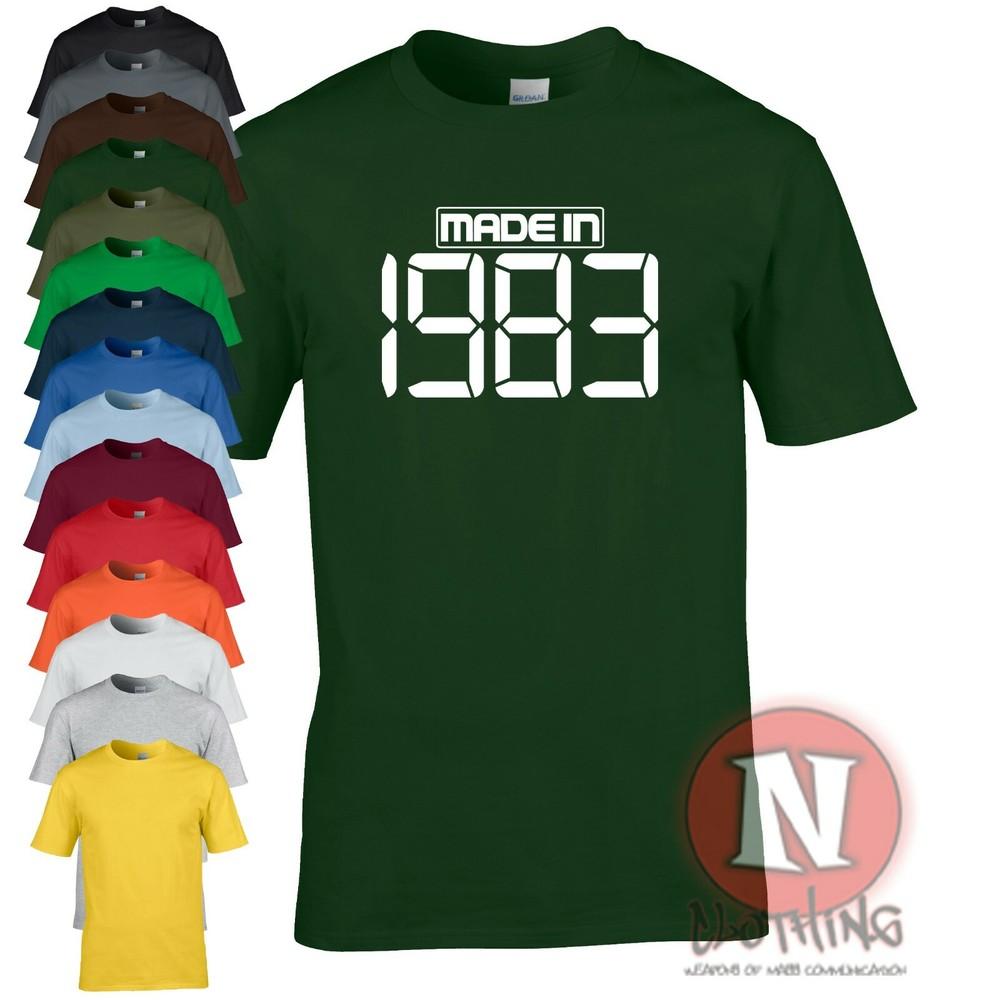 Made in 1983 t-shirt birthday party celebration fancy dress Teeshirt