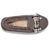 (WMNS) UGG ANSLEY Plaid Bow 'Charcoal' Women's 1127850-CHRC