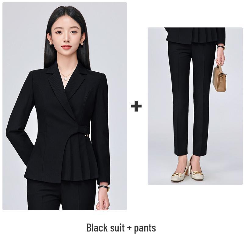 2025 Women's Premium Suit Set: Sleek Design for Professional Reception Workwear
