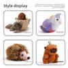 Plush Simulation Bird Sparrow Induction Sound Teasing Cat Stick Hedgehog Self-hi To Relieve Boredom Cat Toy