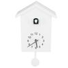 Bird House Wall Clock Bird Voice Call Nordic Style Bird House Pendulum Wall Hanging Clock for