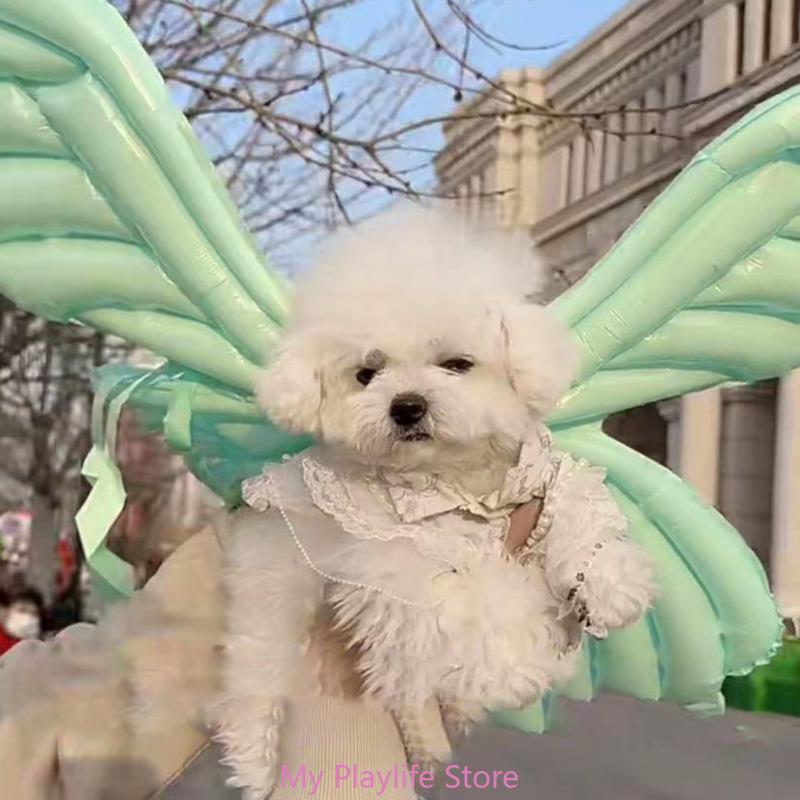 

Cat Birthday Party Supplies Butterfly Foil Balloons Angel Wings Balloon Pet Party Decorations Wedding Birthday Dogs