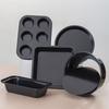 5PCS Heat-resistant Complete Baking Tray Kit Carbon Steel Cake Mold Convenient Baking Pan Set  Pizza