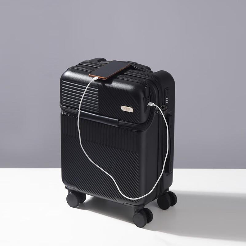 OEING Front-Opening Carry-On Luggage 26-inch