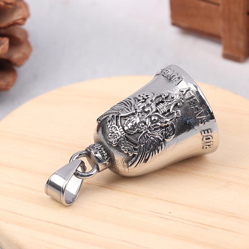 Biker Guardian Luck Riding Bell Motorcycle Gremlin Bells Motorcycle Bell Hanger