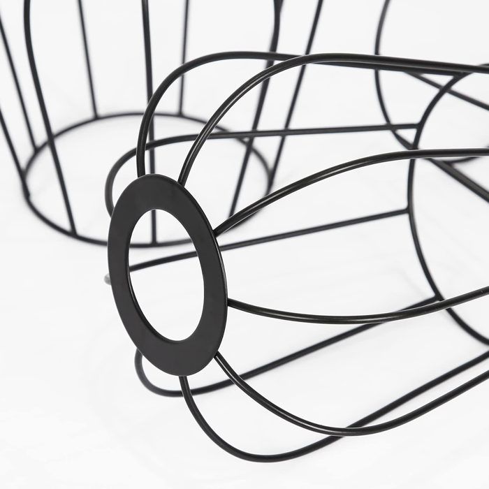 NETTLIFE Plafonnier 3 lampes - Design industriel - Spots réglables - Bois et métal - Douille E27