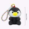 Fluffy Soft Elephant  Plush Doll Metal Ring Panda Plush Key Ring Dinosaur Plush Pendant  Handbag