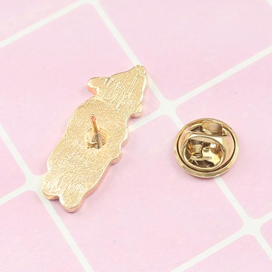 Cartoon Dog Paw Enamel Brooch Pin Denim Jacket Backpack Badge Jewelry Decor