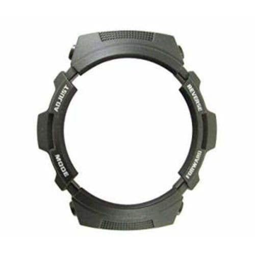 Casio 10272876 Genuine Factory Casio Replacement Black Rubber Bezel Fits AW-590 AW-591 AWG-100 AWG-101 AWG-M100 AWR-M100