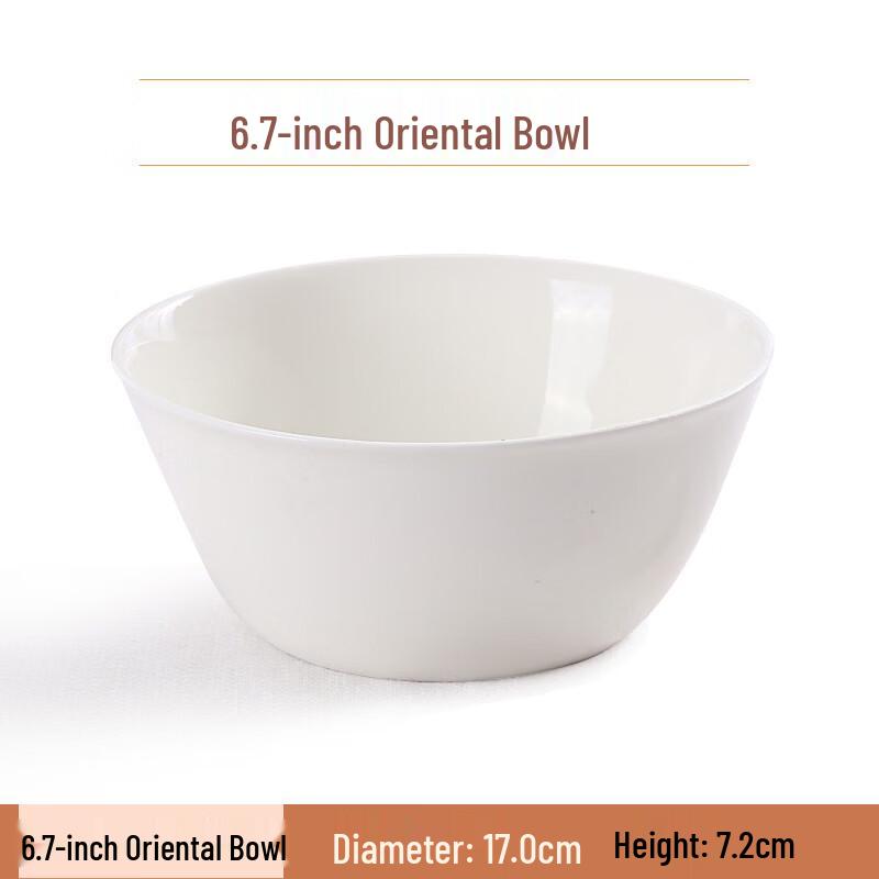 Sibaide White Tangshan Bone China Dinnerware Bowls