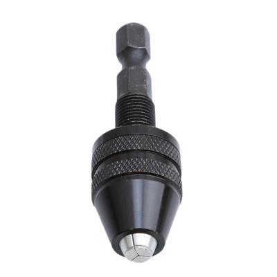 Drill Chuck Keyless Screwdriver Impact Driver Adaptor Electric Micro Motor Clamp Mini Chuck Fixture Hex Shank Drill Bits Adapter