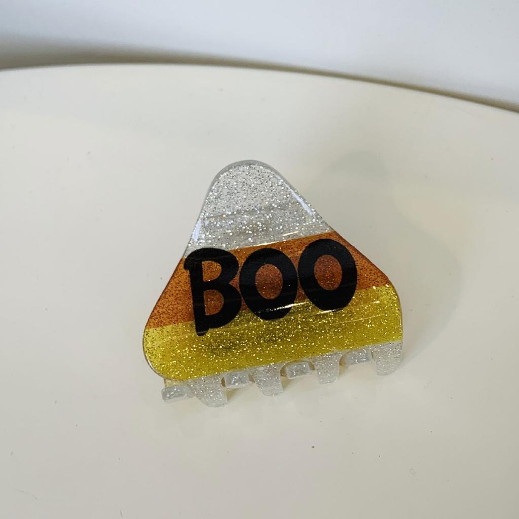 Hair Claw Clips Halloween Theme Hair Jaw Clamps Spooky Pumpkin Hair Catch Barrettes Strong Hold Hairpin for Girls