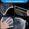100-Pack Disposable Kitchen Sink Filter Bags - Featuring a Drawstring Closure And a Mesh Design That Effectively Captures Food Debris
