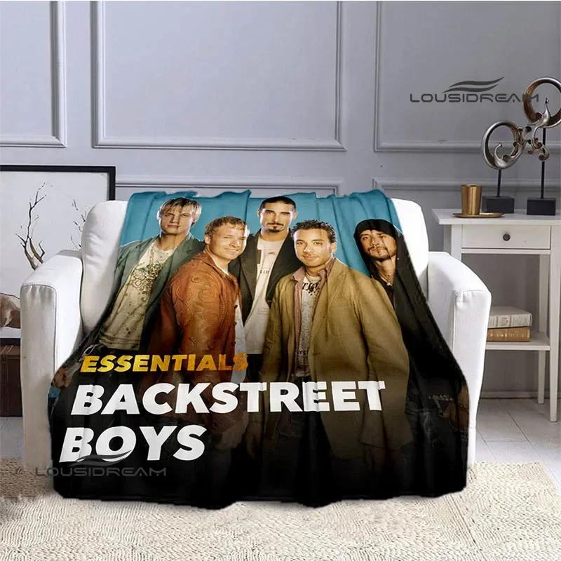 BSB band backstreet boys printed blankets Flannel Warm blanket Soft Cozy Blanket Travel Blankets bed linings Birthday Gift