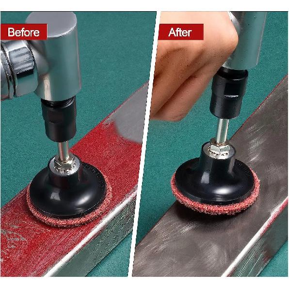 SIFANG 2 Inch R-type Abrasive Disc Sanding Disc Roll Lock Surface Pad Polishing Sandpaper Quick Change Disc For Rotary Tool