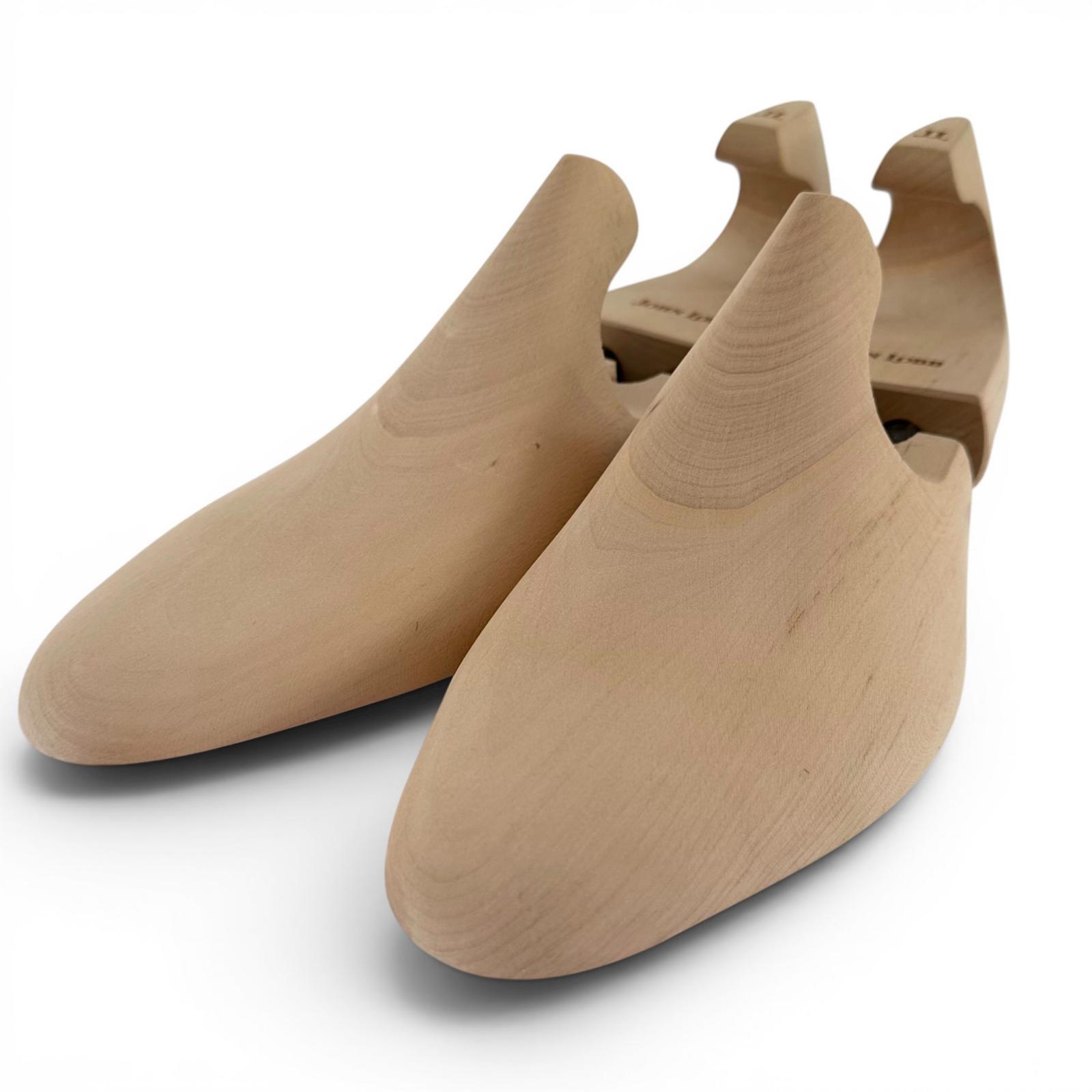 Excellent John Lobb Shoe tree Logo-engraved shoe trees natural wooden mens Used