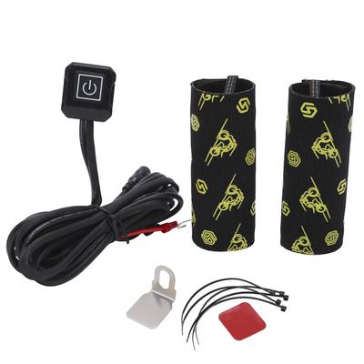 2pcs Electric Heated Grips 3 Level Adjustment Winter Hands Warmer for Motorcycle Handlebar