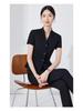 Women's Professional Workwear Set: Short-Sleeve Receptionist Manager Suit 2025