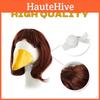 Pet Duck Entertainmentstyle Head Wig With Hightemperature Silk For Gifts Parties