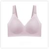 Seamless Bra Women's Thin Underwear Gathering and Tapering Breasts Anti-sagging Bra Breathable Large-sized Bra Without Underwire