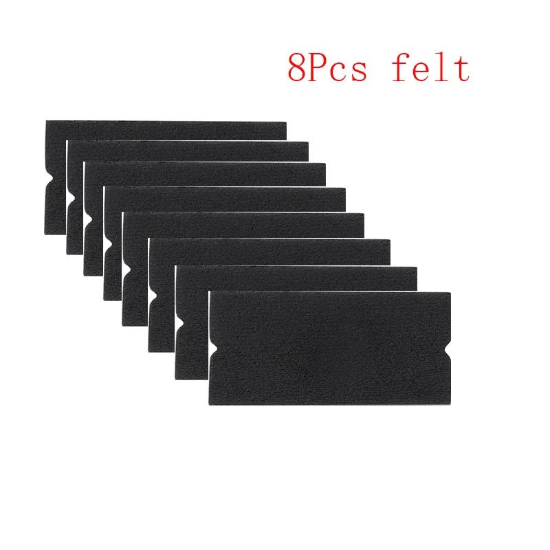 

8Pcs/Set Car Film Wrap Squeegee Felt Edge Vinyl Squeegee Tool for Vinyl Application DIY Crafting Window Tint Tools Felt Scraper