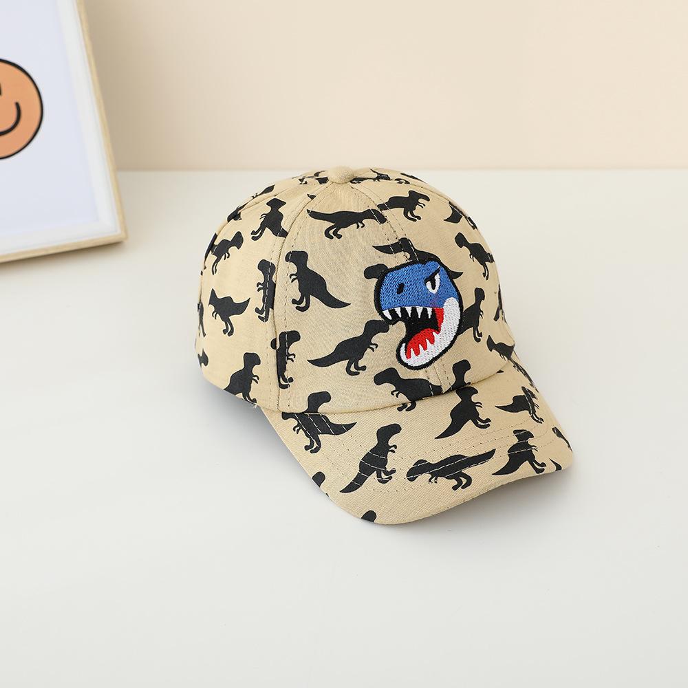 

Children s Sports Hats Baby Boy Baseball 2026 Summer Embroidered Dinosaurs Outdoor Kids Hip Hop Caps for 2-8Y Adjustable 52-54CM