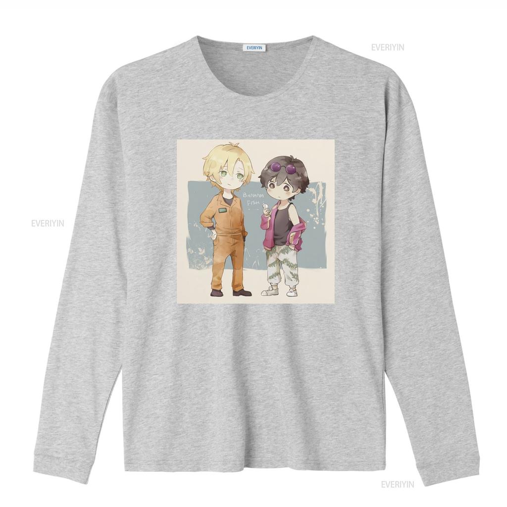 Banana Fish Ash Lynx T-shirt 100% Cotone vintage Lavata Traspirante Morbida Elasticizzata Top Per Uso Quotidiano Casual Leggermente