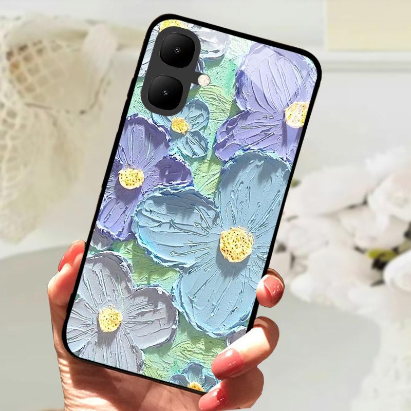Etui Na Telefon Dla Infinix Smart 10 Odporne Na Wstrząsy Pokrowce Hartowane Szkło Tylna Pokrywa Dla Tecno Pop 10 KM4 Smart10 X6725 Ochrona Aparatu