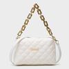 Embroidered rhombus gold chain portable shoulder messenger women's bag new casual trend camera bag