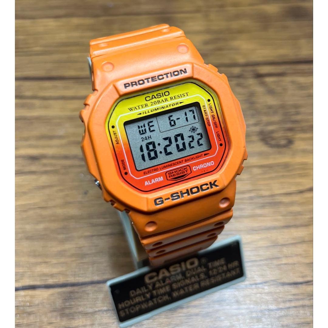 Used CASIO G-SHOCK DW-5600LC-4 battery replaced