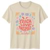 TEACH LOVE INSPIRE Teacher Education Appreciation Unisex Graphic TShirt