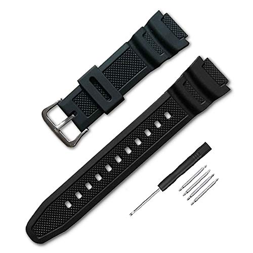 Watch Strap Mounting Width 18mm Genuine Band Compatible Waterproof Strap Fits Casio AE-1000W AQ-S...