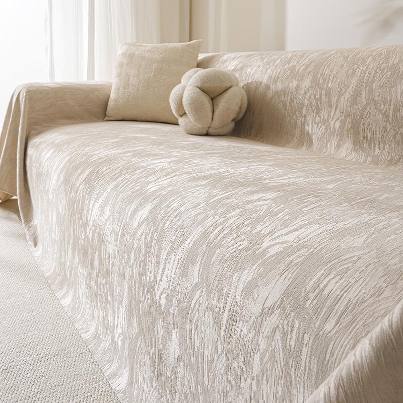 

Премиальное покрывало для дивана, универсальное для всех сезонов, новинка 2025 года, в стиле ваби-саби, ветрозащитное, устойчивое к царапинам от кошек, с полным покрытием, нескользящее одеяло для дивана 180*130cm