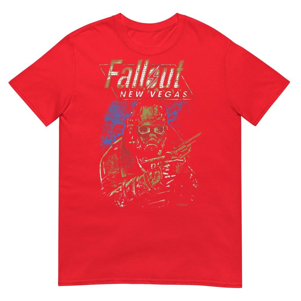 Fallout New Vegas Ranger Vintage Distressed Video Game Tshirt S