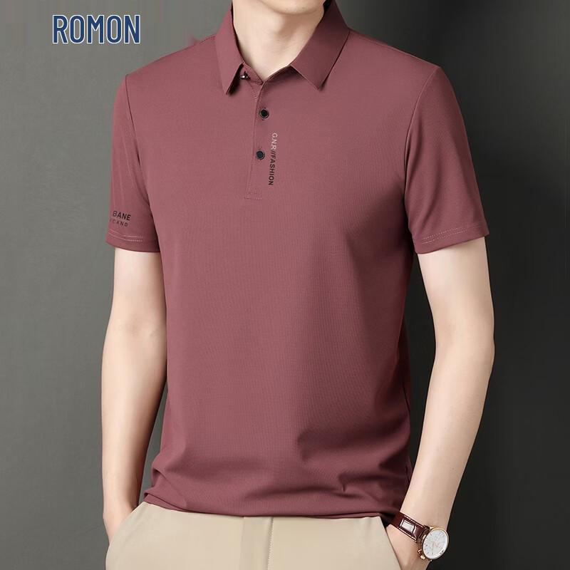 ROMON Men s Short Sleeve Polo Shirt XXL