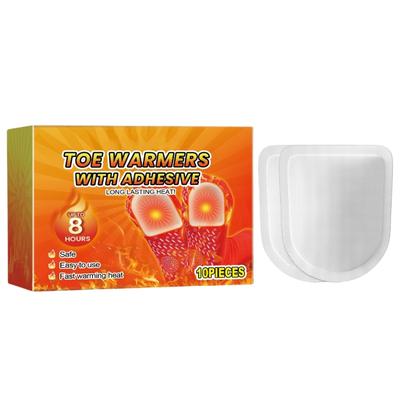 Foot Warm Pads Disposable Toe Warmers Long Heating 8Hours Warm Foot Warmer Toe Heat Pads for Outdoor Activities
