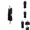 Family Addams The Wednesday Cosplay Costume Black Dress Halloween Party Xmas