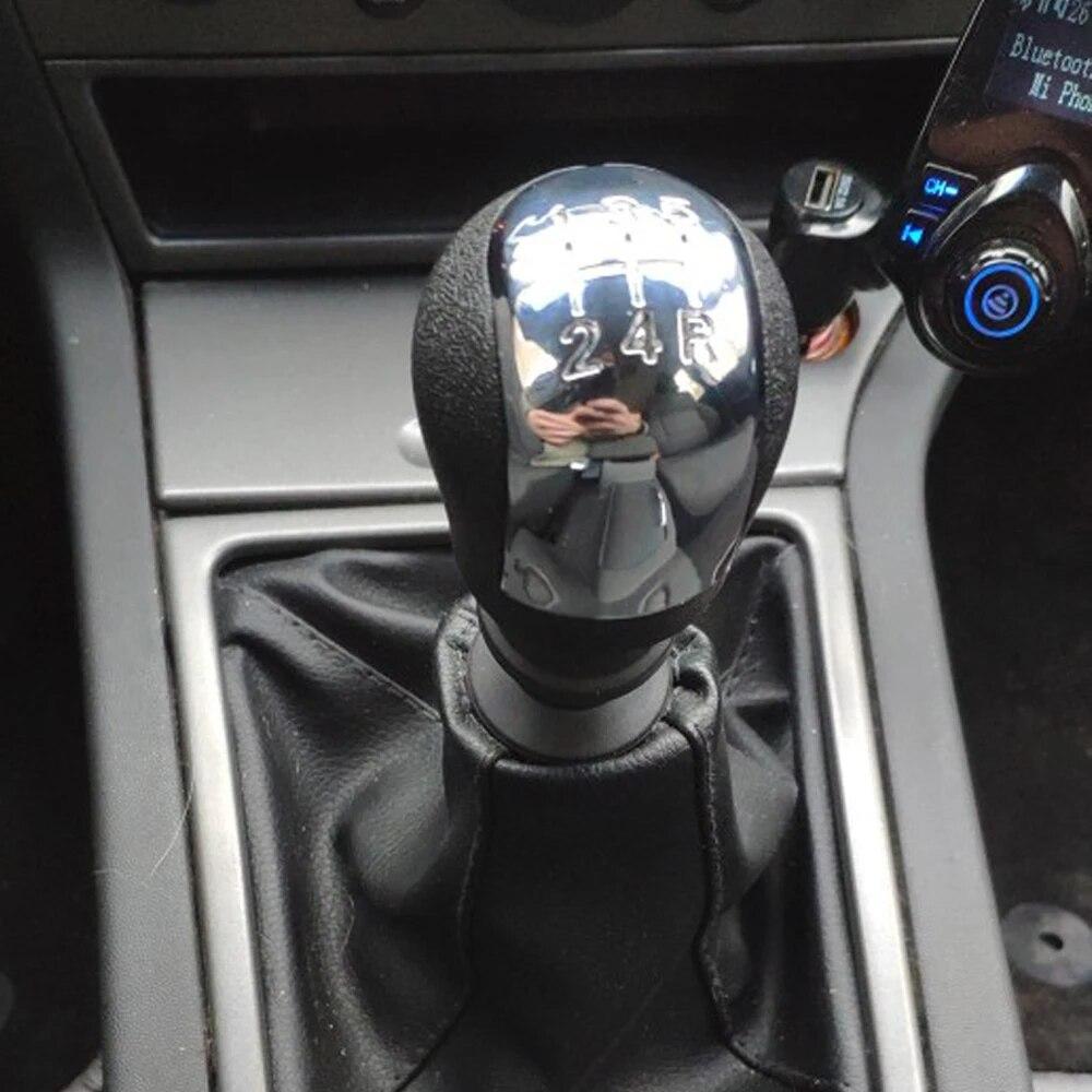 For Opel Vectra C B Corsa Astra G SIGNUM Combo 02-05 Manual 5 6 Speed Car Gear Shift Knob Lever HandBall With Gaiter Boot Cover