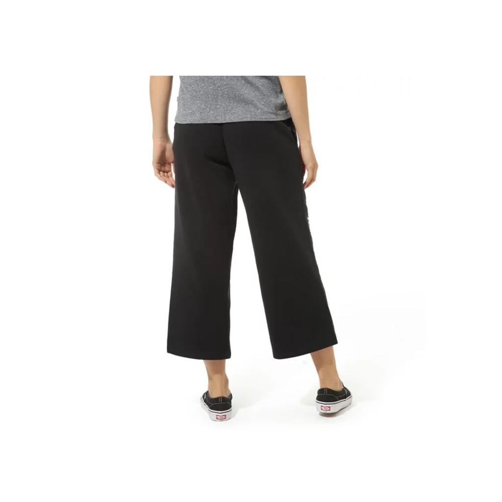 Vans Letter Print Straight Leg Knit Casual Pants Men bottoms Black VN0A4DQZBLK