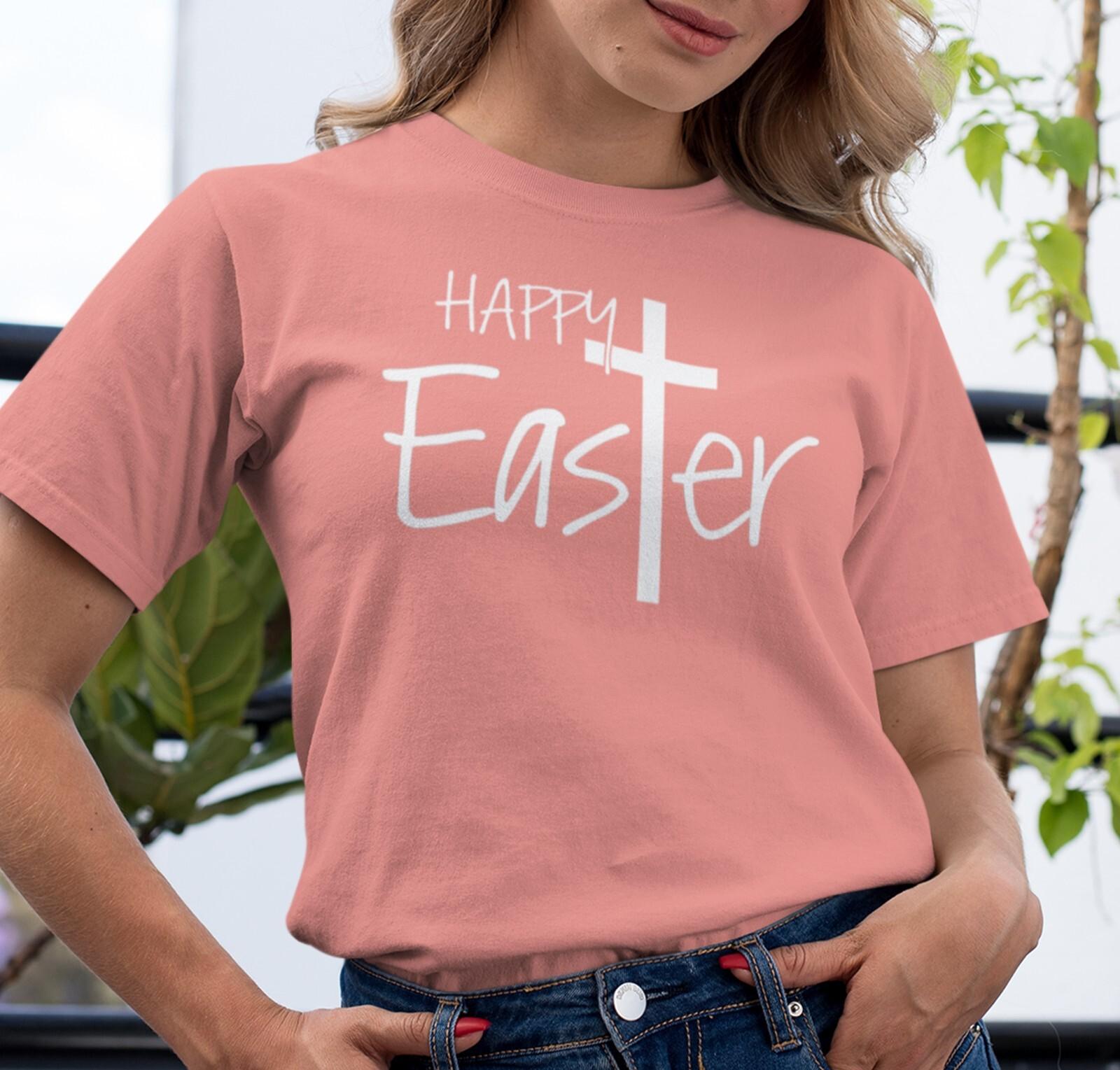 Happy Easter Shirt Easter Bunny Graphic Tee Easter Shirt For Her Unisex Tee XXL