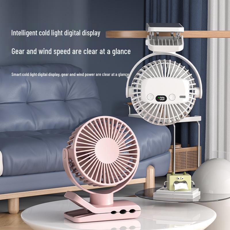 Detachable Dual-use Octopus Clip-on Fan: Multi-functional, Portable, Silent for Desktop & Stroller