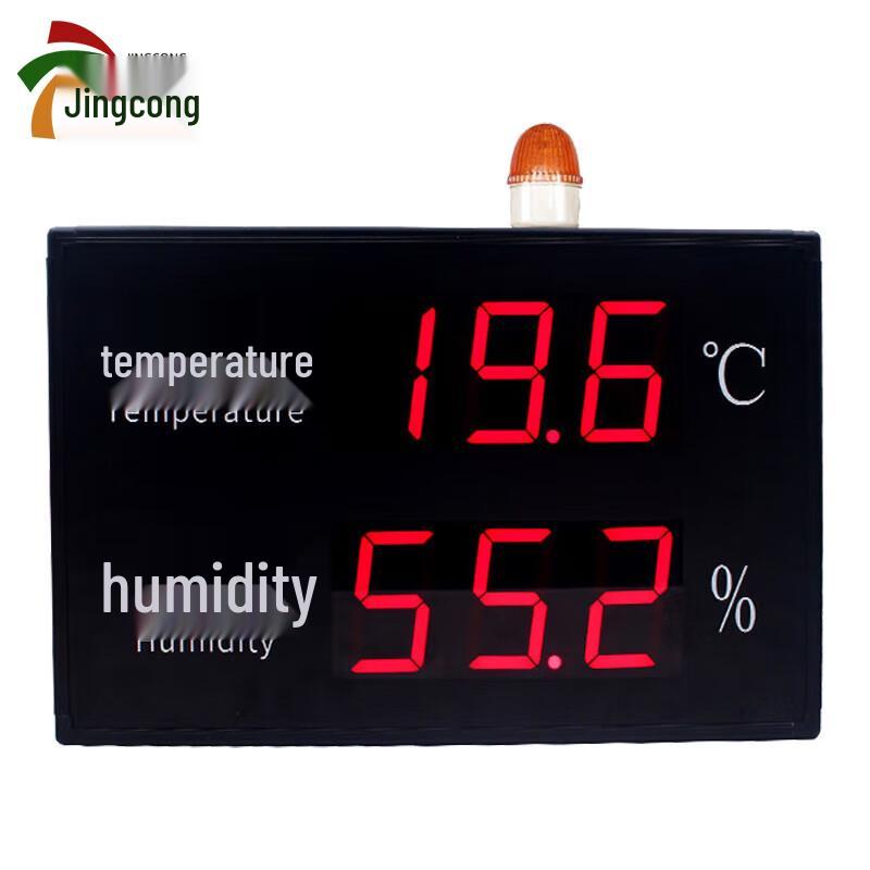 Jingcong LED Digital Temperature and Humidity Display with Alarm