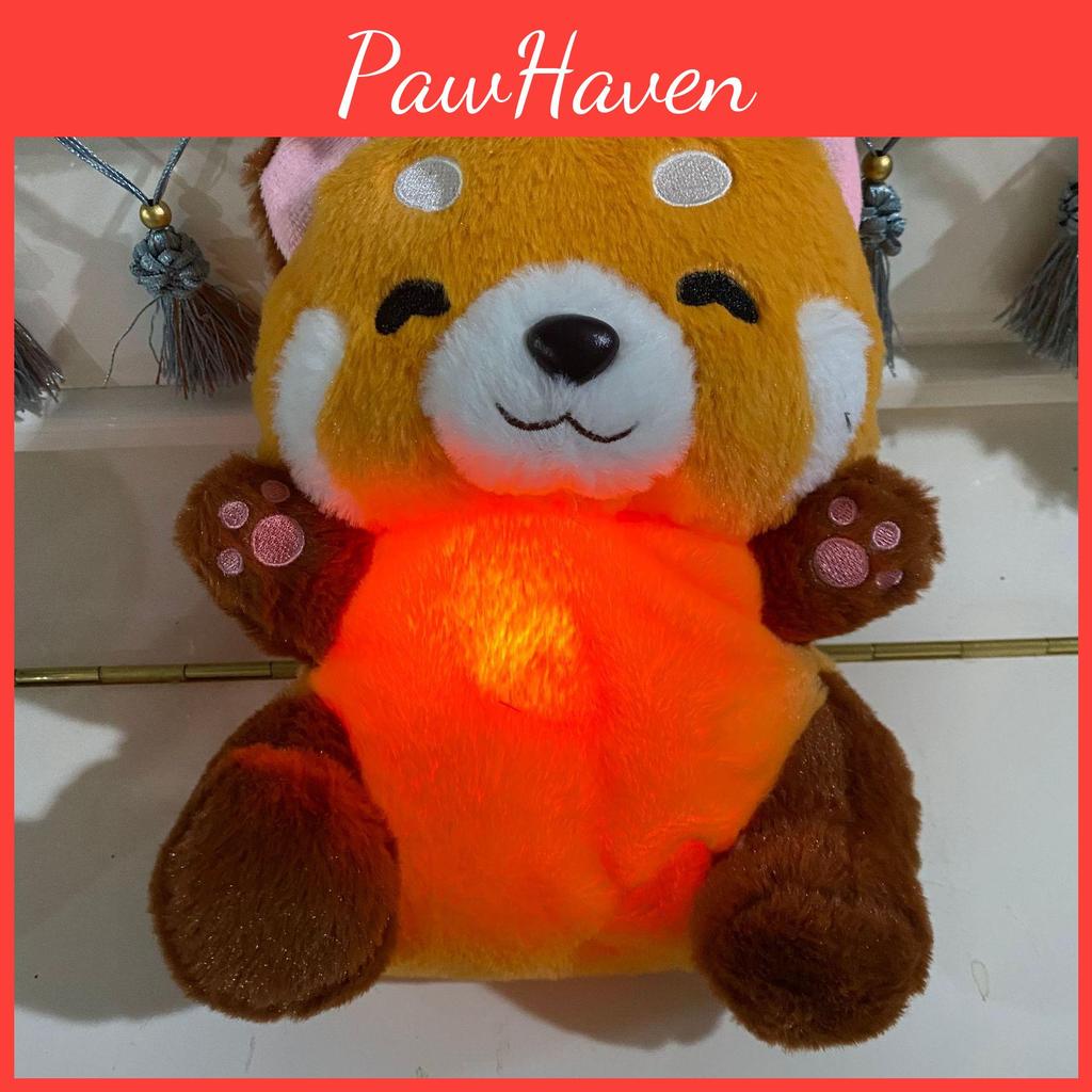 Raccoons Animal Cute Plush Doll With Emit Light And Sound Design For Kids Gift