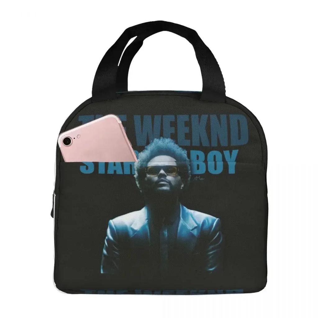 The Weeknd After Hours Till Dawn Tour Insulated Lunch Bag for Women Kids Portable Food Boxes Thermal Lunch Box Tote