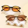 Occhiali da Sole Cat Eye Ovali Stile Coreano con Borchie Metalliche - Occhiali Unisex alla Moda