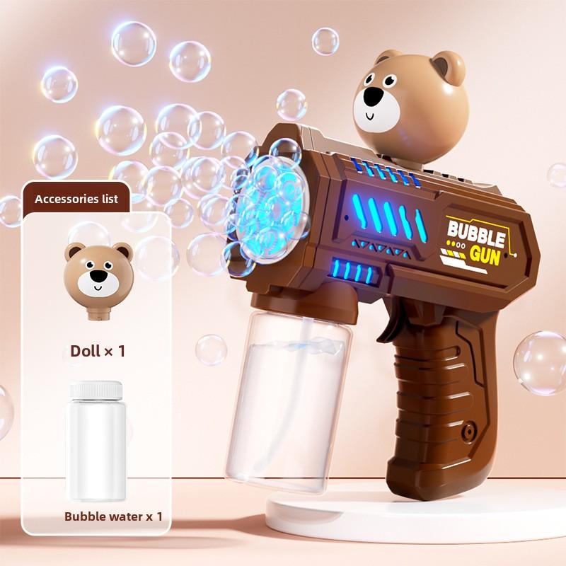 Childrens Electric Animals Bubble Machine Toys For Kids Elephant Rabbit Chicken Automatic Bubbles Gun Outdoor Toy Birthday Gifts